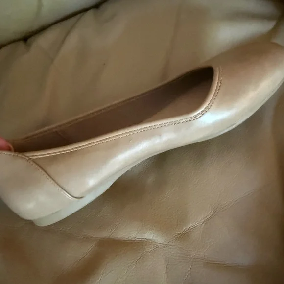 Xappeal Tan Ballet Flats with Rounded Toe and Minimalist Design - Picture 3 of 5